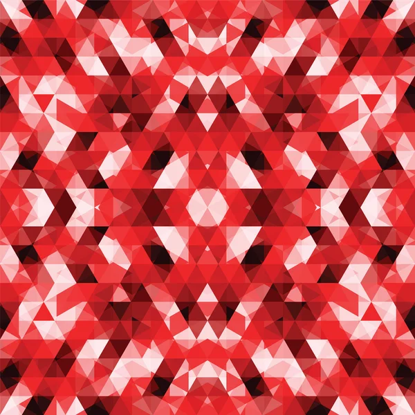 Треугольный красный мозаичный фон — стоковый вектор