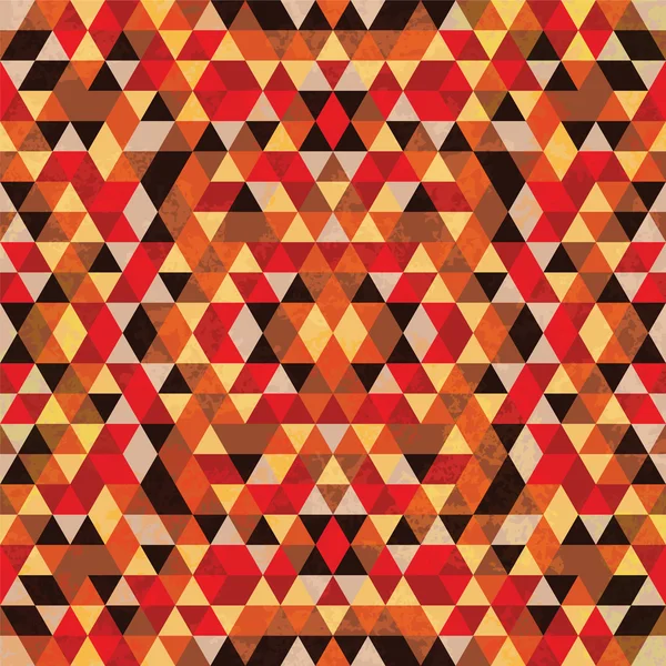 Triangulaire mosaïque fond orange — Image vectorielle