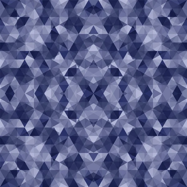 Треугольный синий мозаичный фон — стоковый вектор