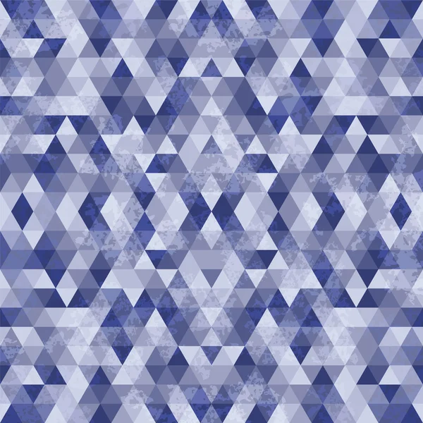 Треугольный синий мозаичный фон — стоковый вектор