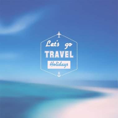 Deniz ilham verici tatil arka plan