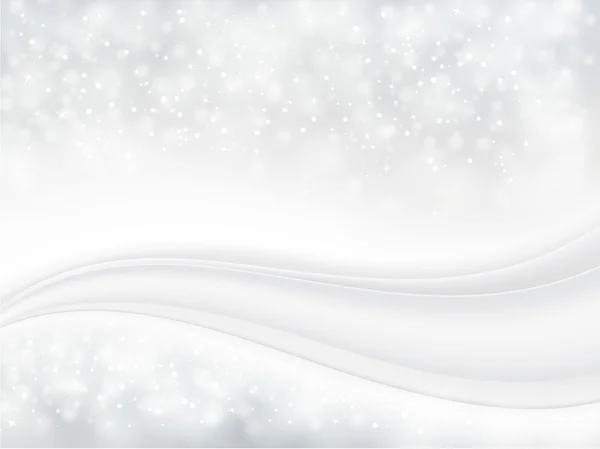 Silver Christmas background — Stock Vector