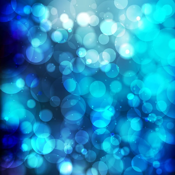 Luces borrosas azules — Vector de stock