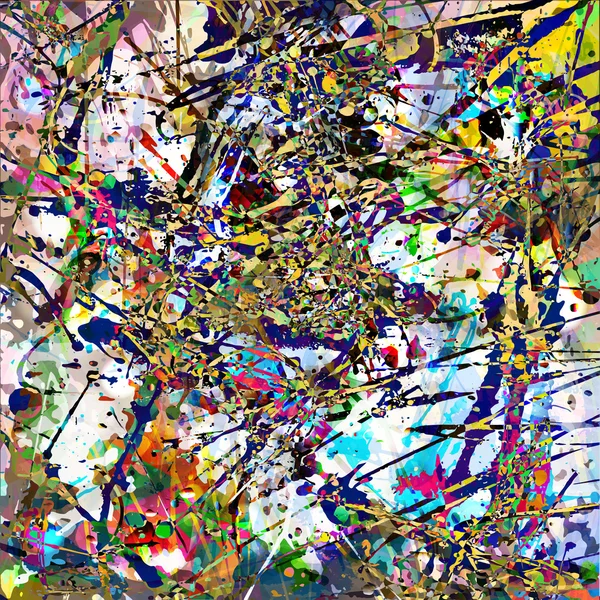 Patrón de ondas caóticas coloridas — Archivo Imágenes Vectoriales