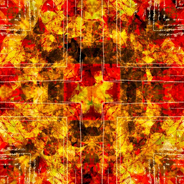Floral Grungy Contexte — Image vectorielle