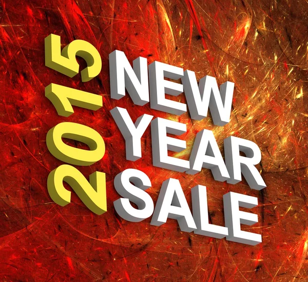 Nya året försäljning 2015 — Stockfoto