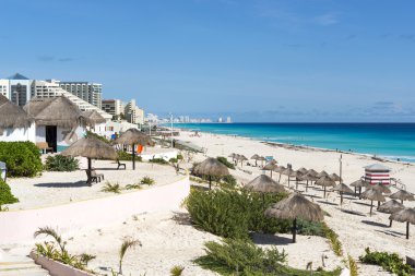 Bir görünümü güzel Beach Cancun, Meksika