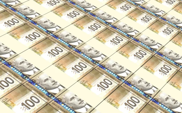 Canadian dollar bills stacks background. — Stock Photo, Image
