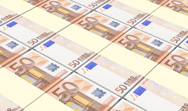 European currency bills stacks background. — Stock Photo, Image