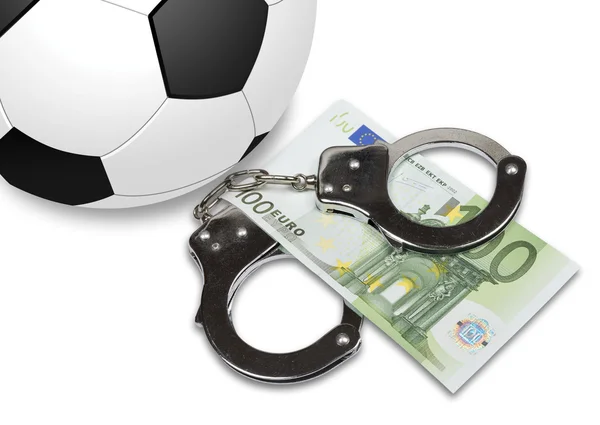 Mistrovství korupční skandál v udělování práv hostit mistrovství světa ve fotbale. Šest Fifa aktivisté byli zatčeni na 27 května 2015. — Stock fotografie