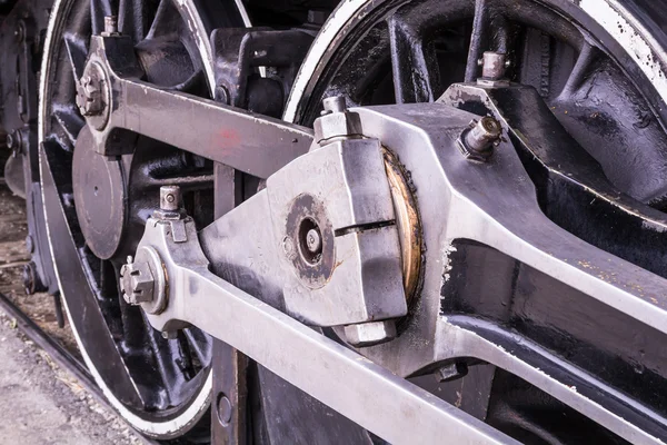 Old steam train details — Stock Photo, Image