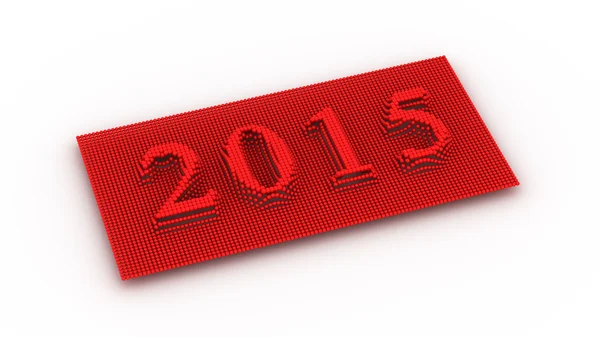 Yeni yıl 2015 temsil eder — Stok fotoğraf