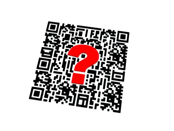 QR-code — Stockfoto