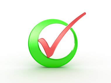 onay işareti simgesi.