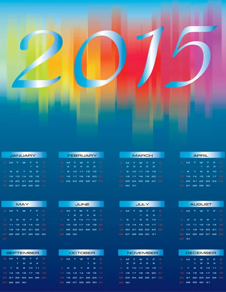 Vector Feliz Año Nuevo - 2014 fondo colorido — Foto de Stock