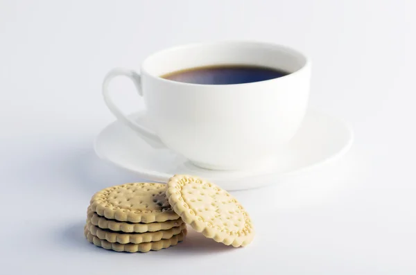 Cup of tea with cookies — Stock Photo, Image