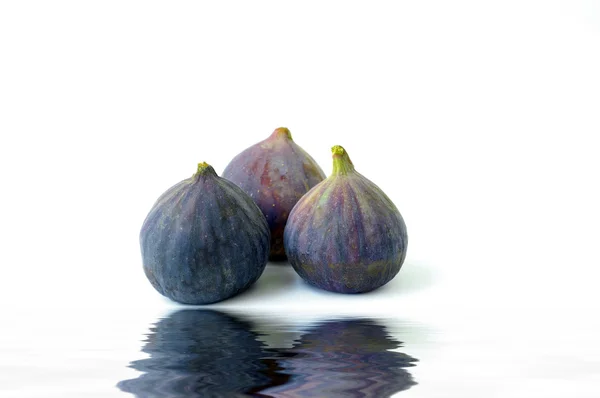 Fresh figs on white background — Stock Photo, Image