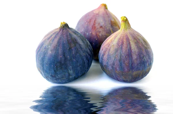 Fresh figs on white background — Stock Photo, Image