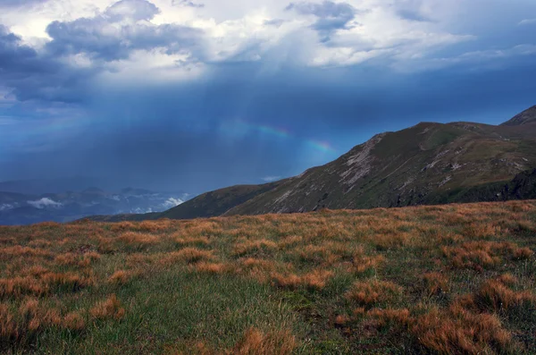 Colorido amanecer de verano en las montañas Cárpatos . —  Fotos de Stock