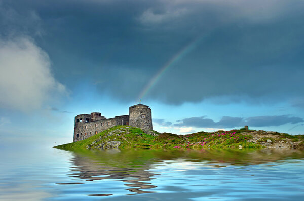 The old observatory on Mount Pip Ivan in Carpathians. Ukraine, E