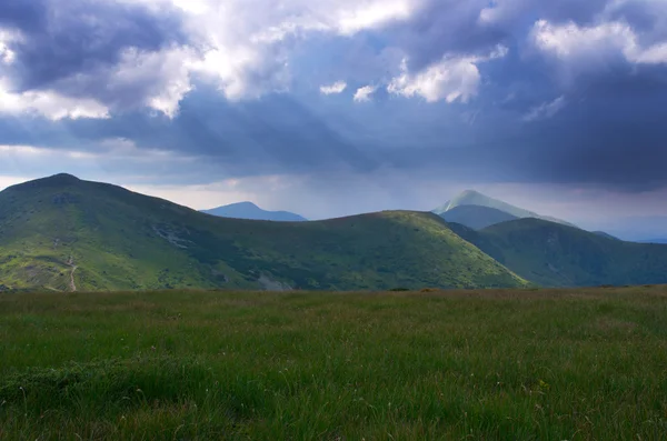 Det högsta berg av Ukraina Hoverla 2061 m. Chornogora ridge — Stockfoto