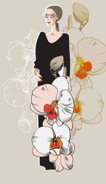 çiçekli elbise modeli