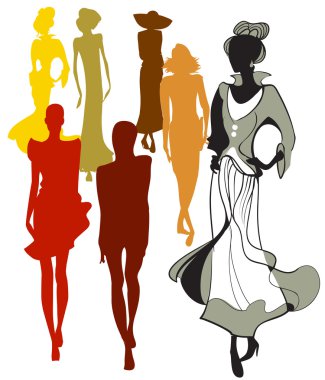 bir koleksiyon gösterilen