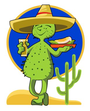 Sombrero bir kaktüs komik resim 