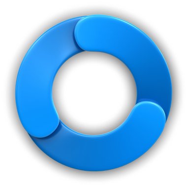 Dairesel grafik. Görüntü kırpma yolu ile