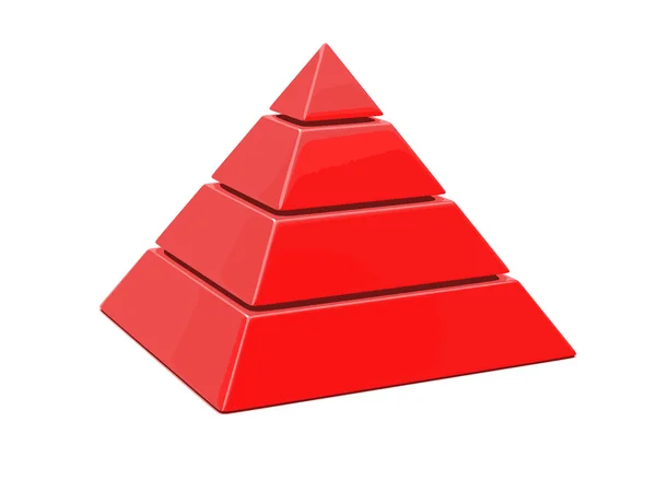 Grafika wektorowa piramidy wykresu — Wektor stockowy