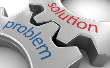 Çark üzerinde iş kavramı. Görüntü kırpma yolu ile