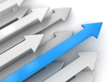 3D oklar. Görüntü kırpma yolu ile