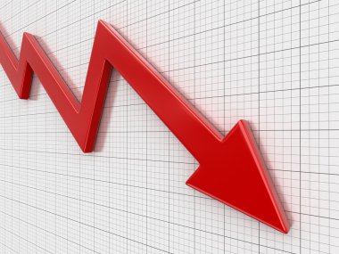 3D ok aşağı doğru. Görüntü kırpma yolu ile