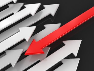 3D oklar. Görüntü kırpma yolu ile