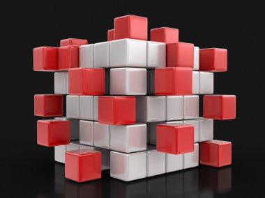 Busines ekip çalışması kavramı. Görüntü kırpma yolu ile