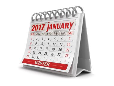Takvim - Ocak 2017 (dahil kırpma yolu)