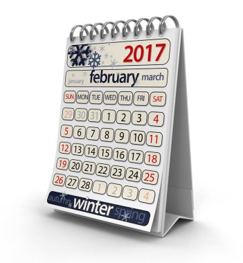 Takvim - Şubat 2017 (dahil kırpma yolu)