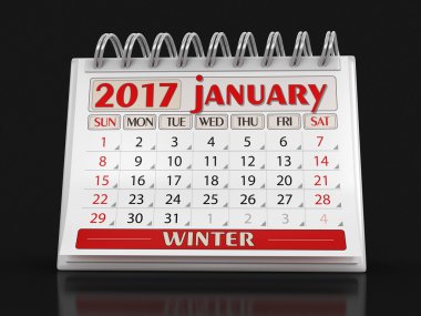 Takvim - Ocak 2017 (dahil kırpma yolu)