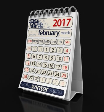 Takvim - Şubat 2017 (dahil kırpma yolu)