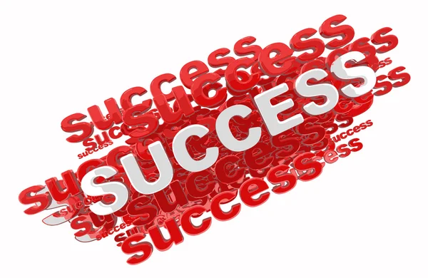 Word success. Image with clipping path — Stock Vector
