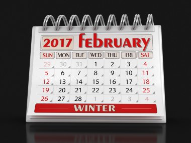 Takvim - Şubat 2017 (dahil kırpma yolu)