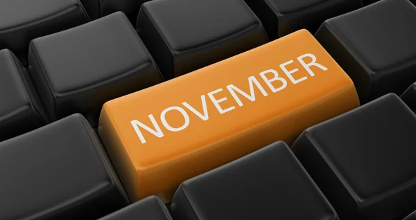 Concepto clave noviembre —  Fotos de Stock