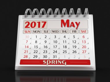 Takvim - Mayıs 2017 (dahil kırpma yolu)