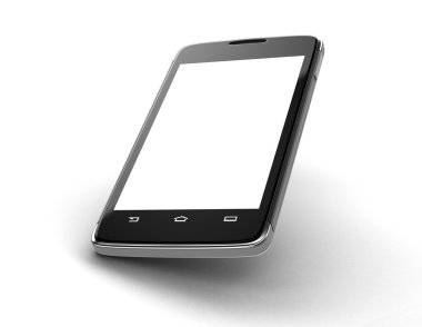 dokunmatik ekran smartphone. görüntü kırpma yolu ile.