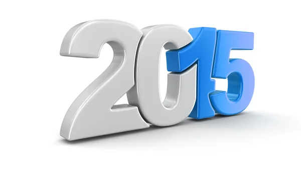 New Year 2015 (clipping path included) — Stock Photo, Image