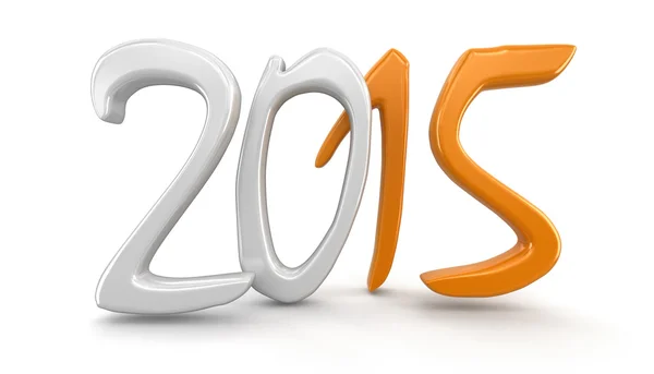 Ano Novo 2015 (caminho de recorte incluído ) — Fotografia de Stock