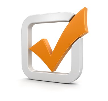 Onay işareti (dahil kırpma yolu)