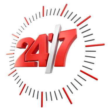 24-7 işareti (dahil kırpma yolu)