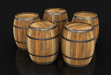 Şarap varil (dahil kırpma yolu)