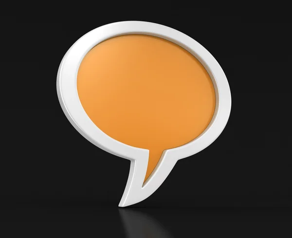 Speech bubbles (clipping path included) — Stock Photo, Image